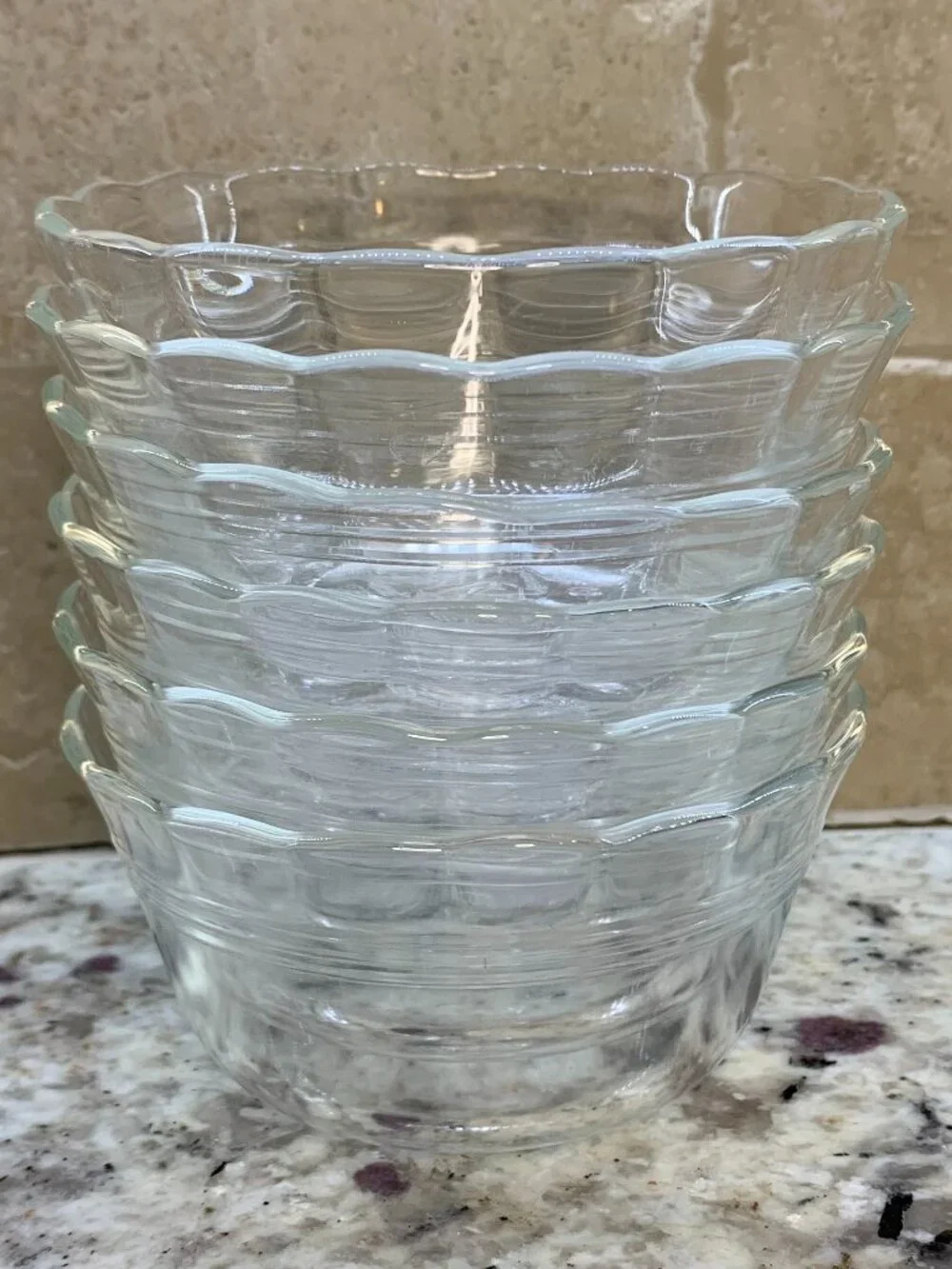 Pyrex custard cups - set of 6 (463)